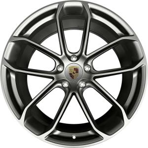 Porsche GT Design Platinum Satin Matt Alloy Wheel for Porsche Cayenne E3 9YB - Sizes 22in