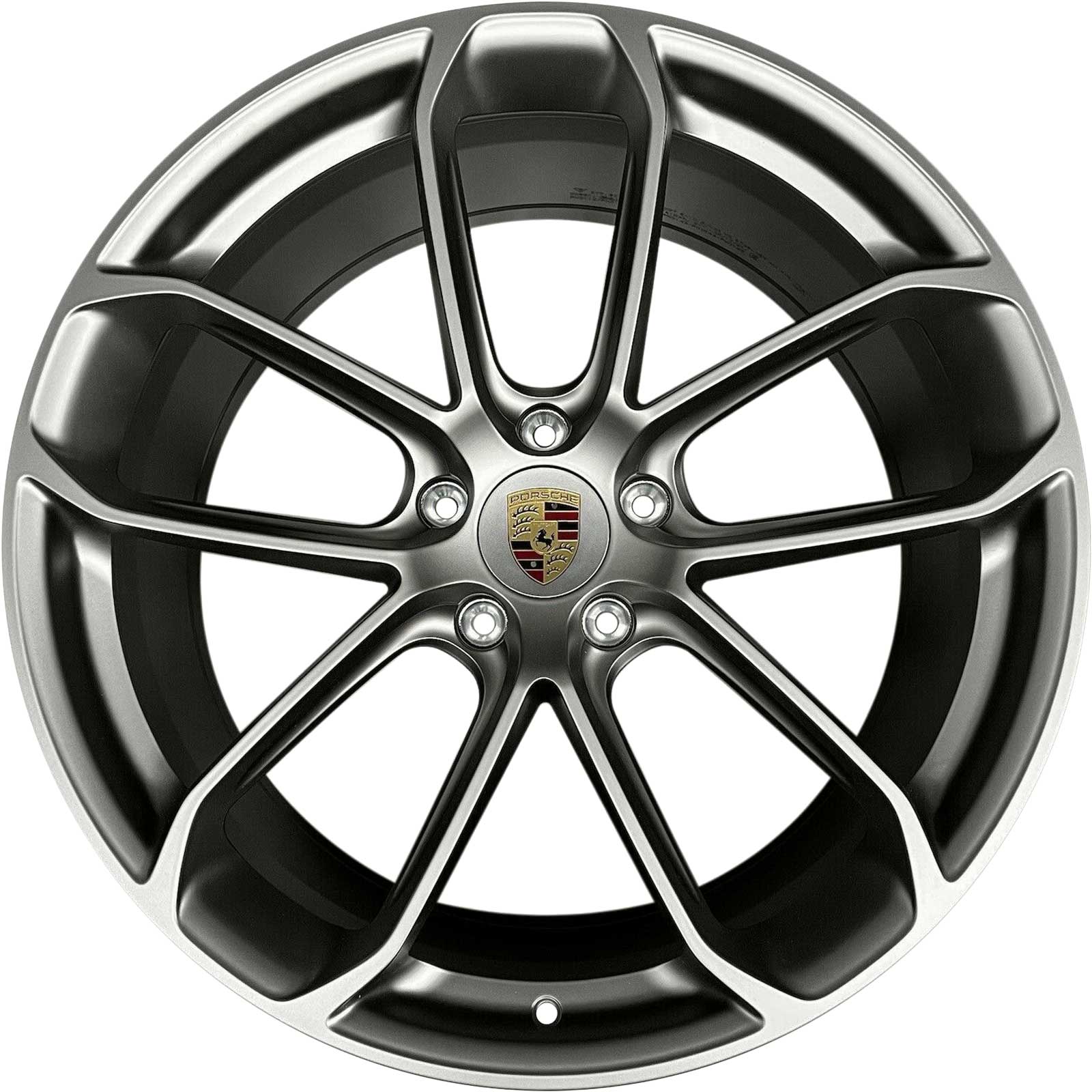 Porsche GT Design Platinum Satin Matt Alloy Wheel Product Image #1