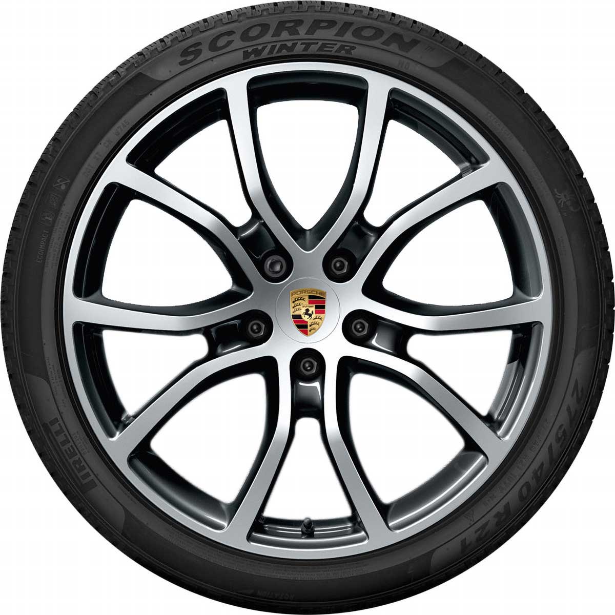 Porsche Cayenne Exclusive Design Gloss Black Alloy Wheel Product Image #2