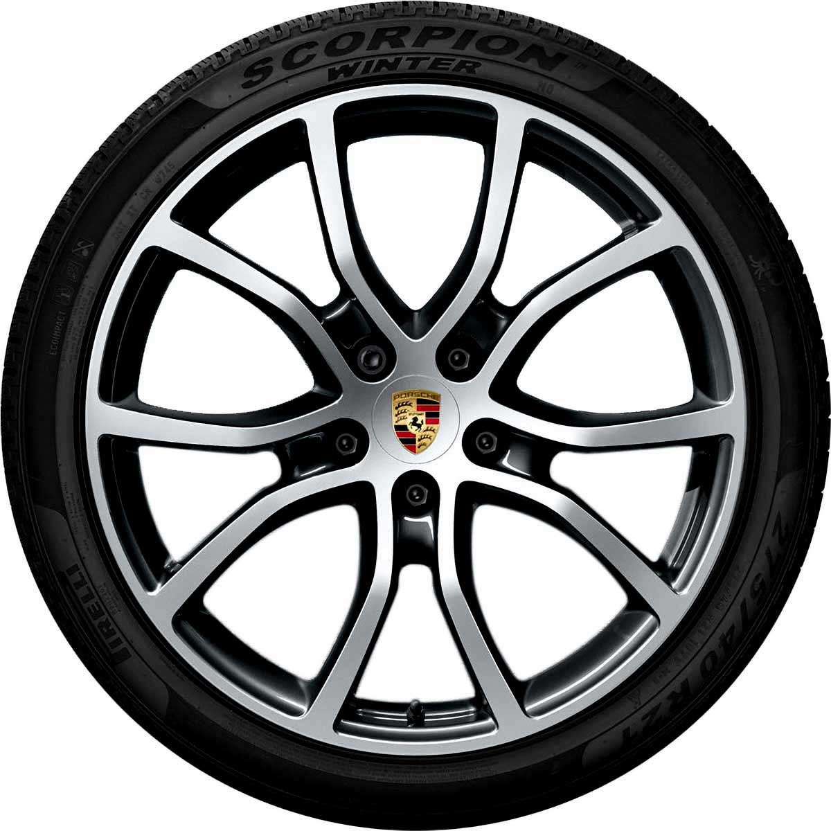 Porsche Cayenne Exclusive Design Jet Black Alloy Wheel Product Image #2
