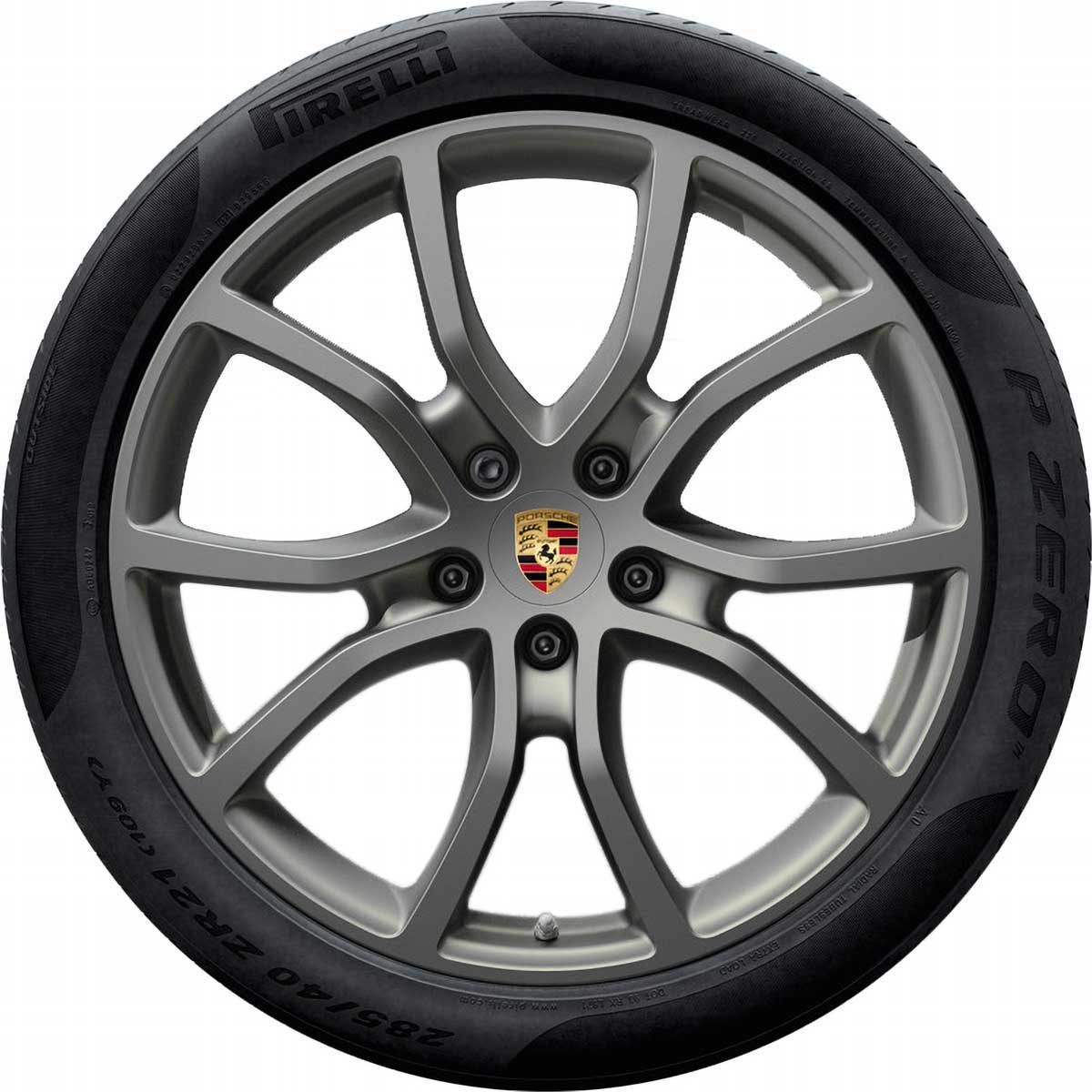 Porsche Cayenne Exclusive Design Platinum Satin Matt Alloy Wheel Product Image #2