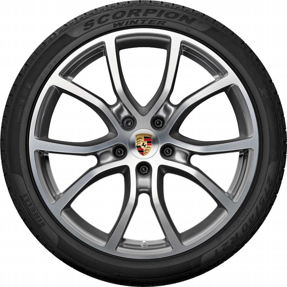 Porsche Cayenne Exclusive Design platinum silver Alloy Wheel Product Image #2