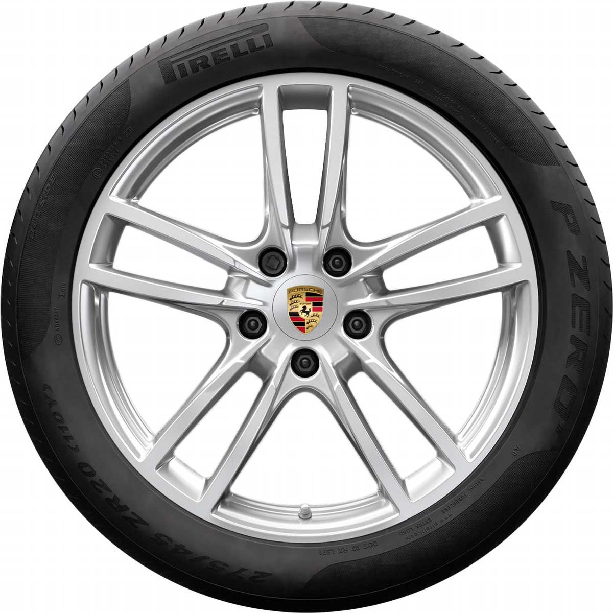 Porsche Cayenne Sport Design III Brilliant Chrome Alloy Wheel Product Image #2