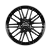 Rial Kibo Matt Diamond Black Polished Wheel Img 1