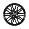 Rial KiboX Matt Diamond Black Polished Wheel Img 1