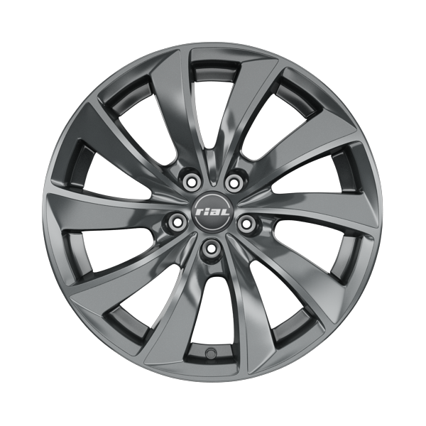 Rial Lugano Dark Grey Alloy Wheel Product Image #1