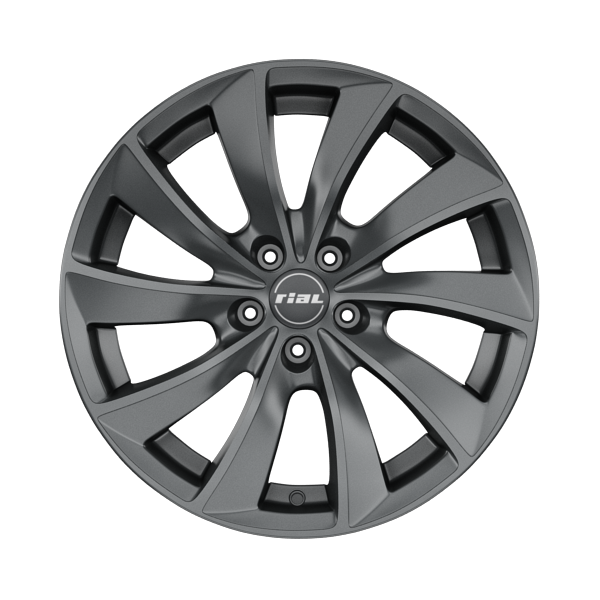 Rial Lugano Steel Grey Matt Alloy Wheel Product Image #1