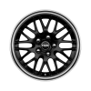 Rial Norano Matt Diamond Black Polished Wheel Img 1