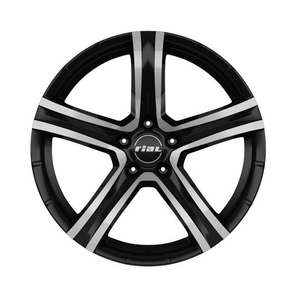 Rial Quinto Diamond Black Front Polished Alloy Wheel Product Image #1