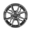 Alutec Xplosive Matt Graphite Front Polished Wheel Img 1