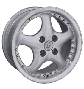 Rial A100 Silver Rim Lip Polished Alloy Wheel - Sizes 15in