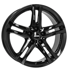 18" Rial Bavaro Glossy Black alloy wheel