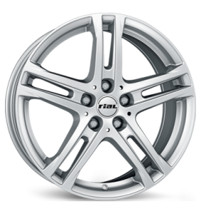 18" Rial Bavaro Polar Silver alloy wheel