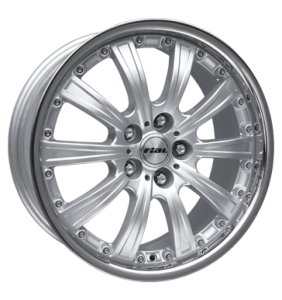 18" Rial Bellagio Satin Silver alloy wheel