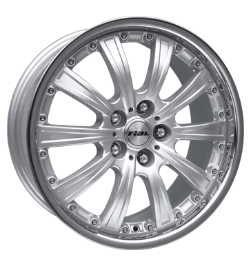 Rial Bellagio Satin Silver Alloy Wheel Product Image #1