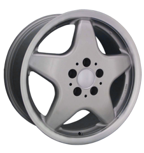 18" Rial DC Silver Rim Lip Polished alloy wheel