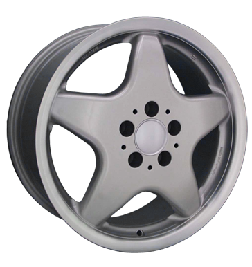 Rial DC Silver Rim Lip Polished Alloy Wheel Product Image #1