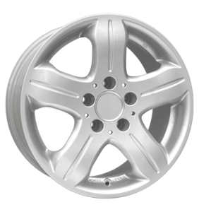Rial DF Polar Silver Alloy Wheel - Sizes 15in, 16in, 17in