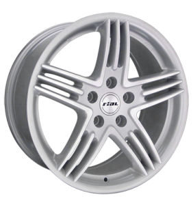 18" Rial Estoril Silver Rim Lip Polished alloy wheel