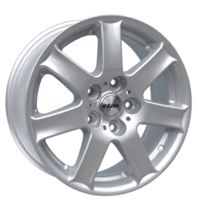 Rial Flair Polar Silver Alloy Wheel - Sizes 14in, 15in, 16in, 17in