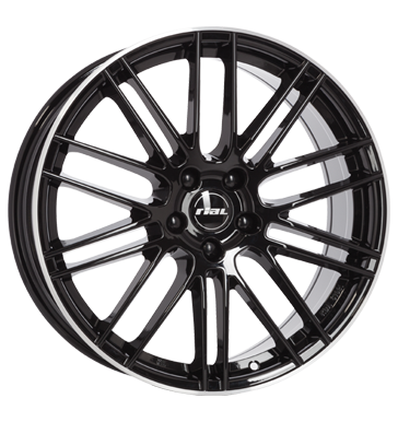 Rial Kibo Matt Diamond Black Polished Alloy Wheel Product Image #2