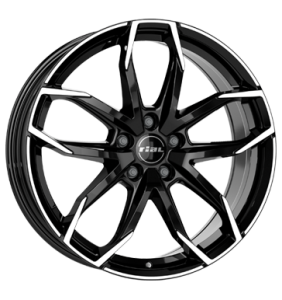 Rial Lucca Diamond Black Front Polished Alloy Wheel for Mercedes S-Class V222 - Sizes 18in, 19in, 20in
