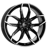 Rial Lucca Diamond Black Front Polished Wheel Img 1