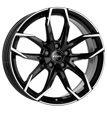 Rial Lucca Diamond Black Front Polished Alloy Wheel Product Image #1