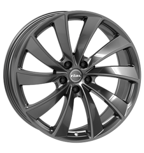 19" Rial Lugano Dark Grey alloy wheel