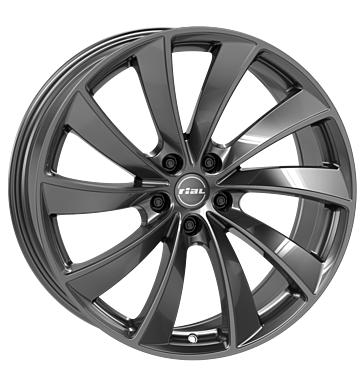Rial Lugano Dark Grey Alloy Wheel Product Image #2