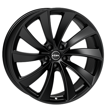 Rial Lugano Racing Black Alloy Wheel Product Image #1