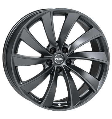Rial Lugano Steel Grey Matt Alloy Wheel Product Image #2