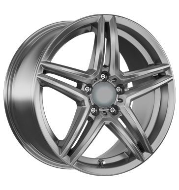 Rial M10 Metallic Gray Alloy Wheel Product Image #2