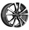 Rial M12 Diamond Black Front Polished Wheel Img 2