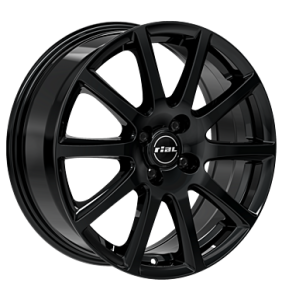 Rial Milano Diamond Black Alloy Wheel for Toyota Auris HE15U(a) - Sizes 17in, 18in