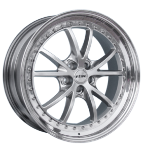 18" Rial Montreal Race Sterling Silver Polished alloy wheel