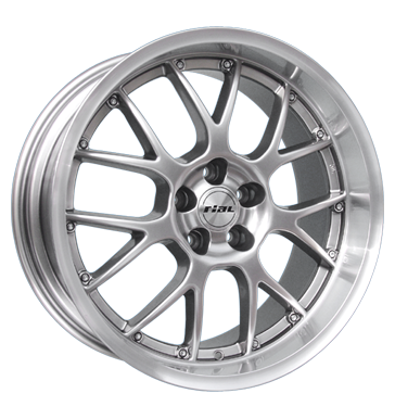 Rial Nogaro Sterling Silver Rim Lip Polished Alloy Wheel Product Image #1