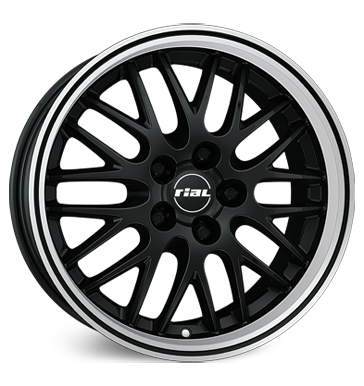 Rial Norano Matt Diamond Black Polished Alloy Wheel Product Image #2