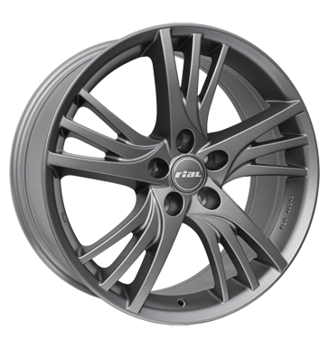 Rial Padua Matt Graphite Alloy Wheel Product Image #2