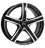 Rial Quinto Diamond Black Front Polished Wheel Img 2