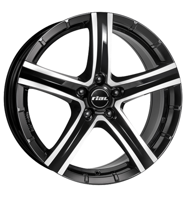 Rial Quinto Diamond Black Front Polished Alloy Wheel Product Image #2