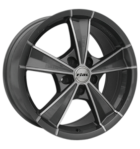 18" Rial Roma Graphite Front Polished alloy wheel