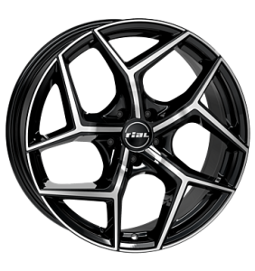 Rial Salento Diamond Black Front Polished Alloy Wheel for Mercedes S-Class V222 - Sizes 18in, 19in