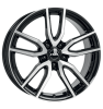 Rial Torino Diamond Black Front Polished Wheel Img 2
