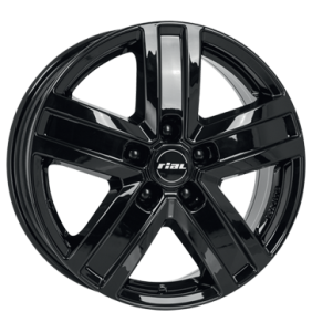 Rial Transporter Glossy Black Alloy Wheel - Sizes 15in, 16in, 17in