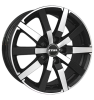 Rial Trenta Racing Black Front Polished Wheel Img 1
