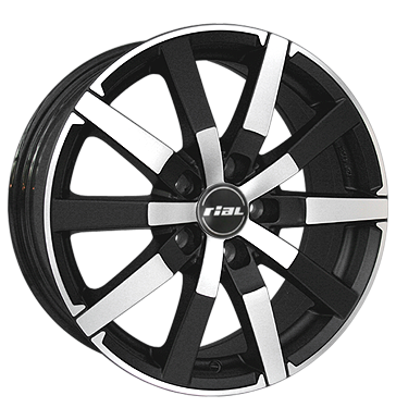 Rial Trenta Racing Black Front Polished Alloy Wheel Product Image #1