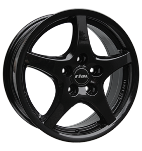 Rial U1 Black Painted Alloy Wheel - Sizes 15in, 16in