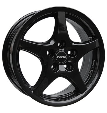 Rial U1 Black Painted Alloy Wheel Product Image #2