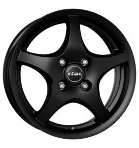 Rial U1 Racing Black Alloy Wheel - Sizes 15in, 16in, 17in